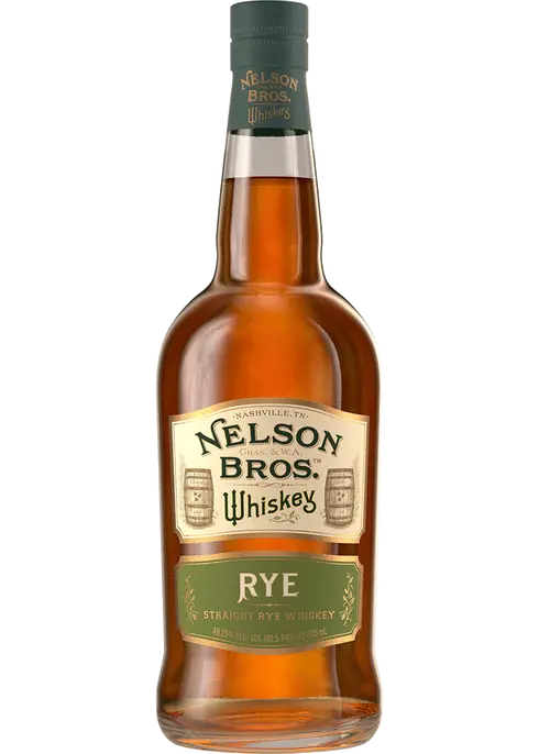 Nelson Bros Straight Rye Whiskey 750ml