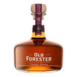 A bottle of Old Forester Birthday Bourbon – 2019 Release, showcasing its signature round decanter-style design, deep amber bourbon, and a commemorative label celebrating George Garvin Brown’s legacy.