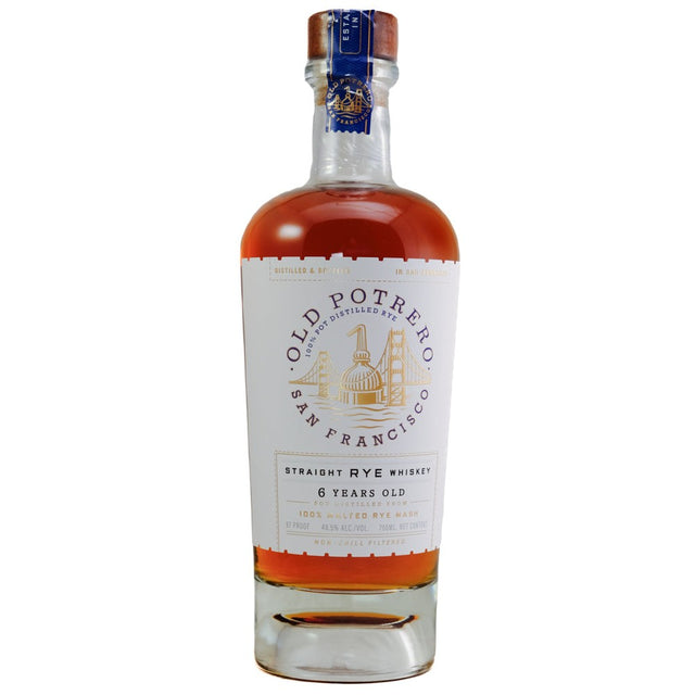 Old Potrero 6 Year Old Straight Rye Whiskey