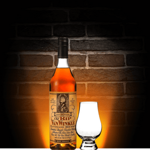 Old Rip Van Winkle 10 Year Bourbon Whiskey With Glencairn Glass