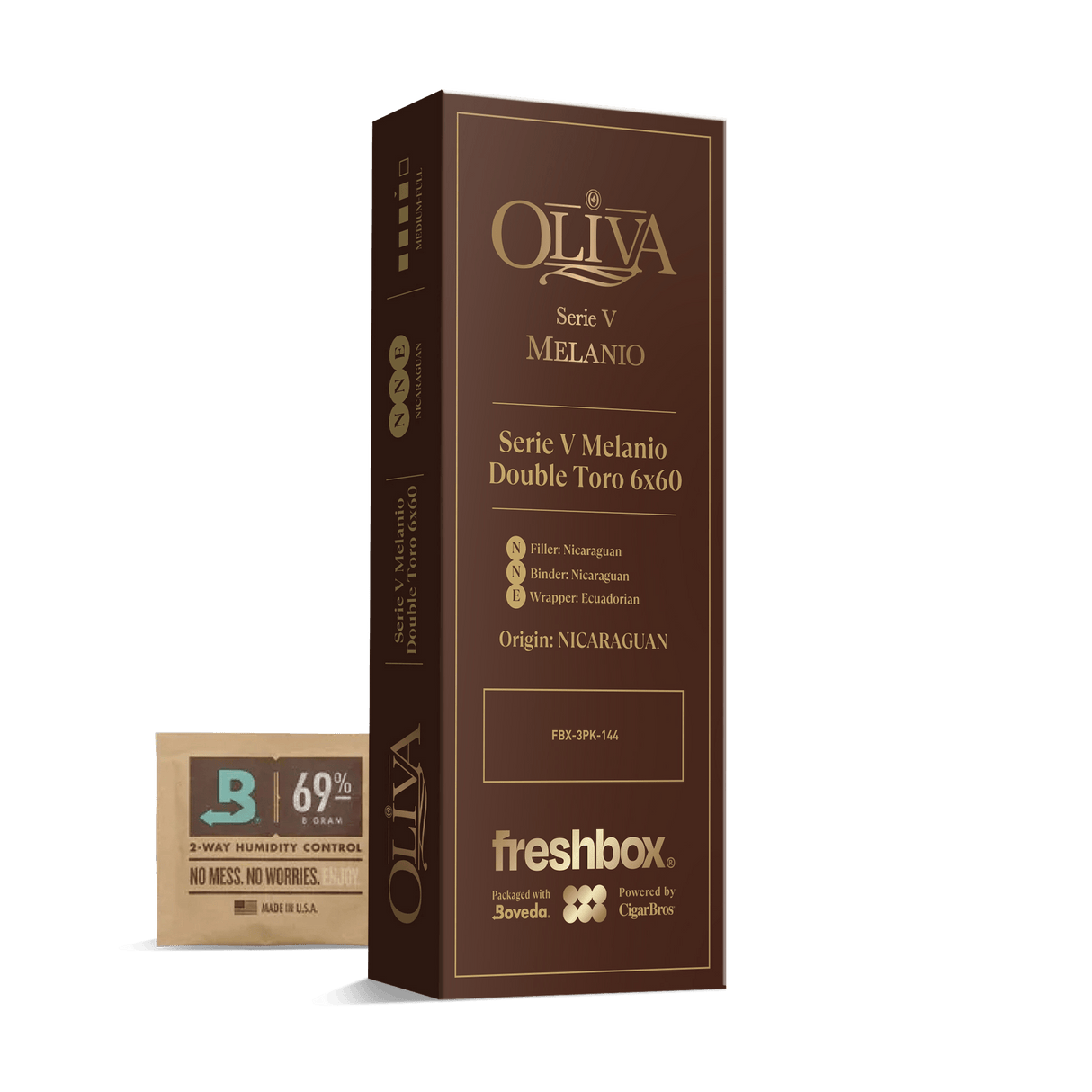 Oliva Serie V Melanio Double Toro 6x60 FreshBox | 3-Pack