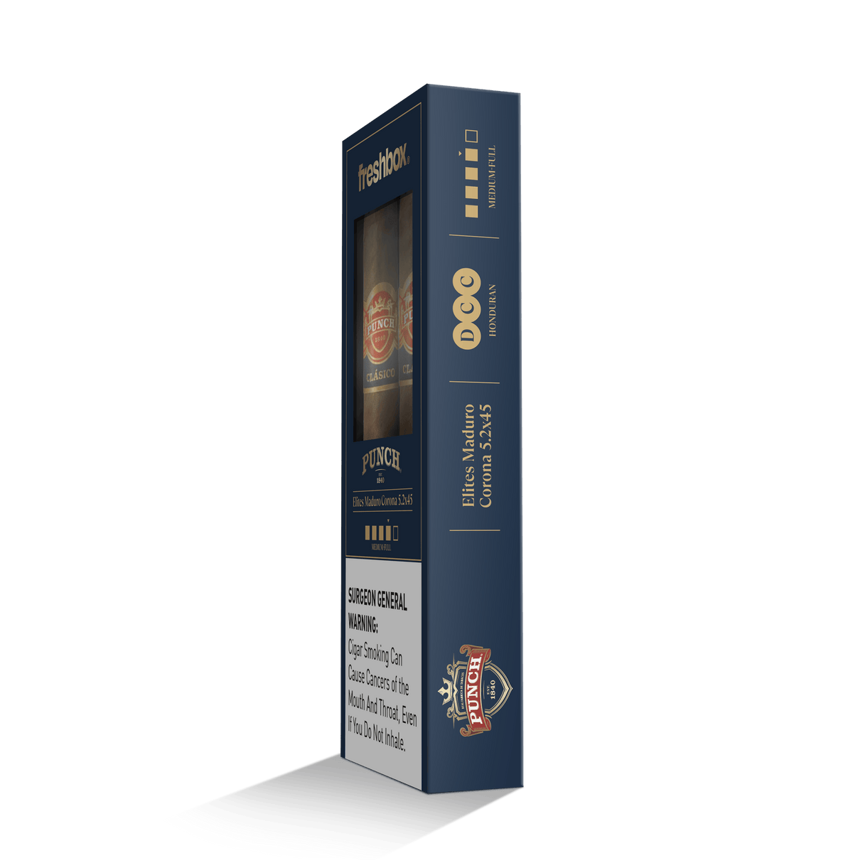 Punch Elites Maduro 5.2x45 FreshBox | Cigar 3-Pack