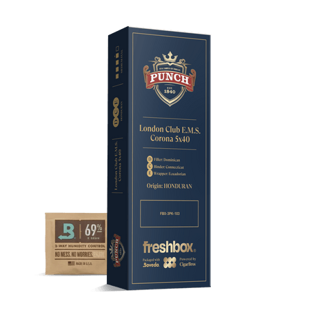 Punch London Club E.M.S. 5x40 FreshBox | Cigar 3-Pack
