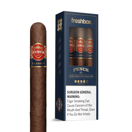 Punch London Club E.M.S. 5x40 FreshBox | Cigar 3-Pack