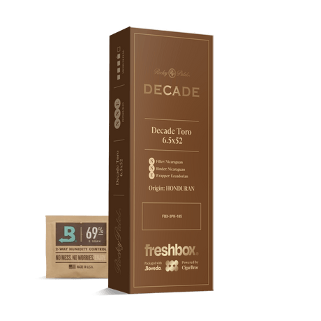 Rocky Patel Decade Toro 6.5x52 FreshBox | 3-Pack