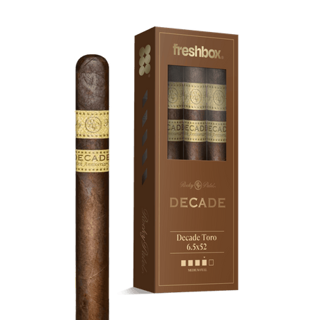 Rocky Patel Decade Toro 6.5x52 FreshBox | 3-Pack