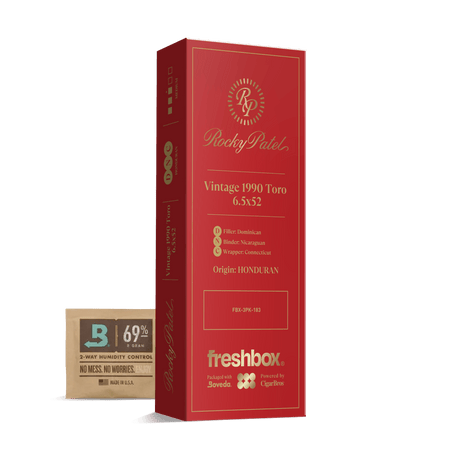 Rocky Patel Vintage 1990 Toro 6.5x52 FreshBox | 3-Pack