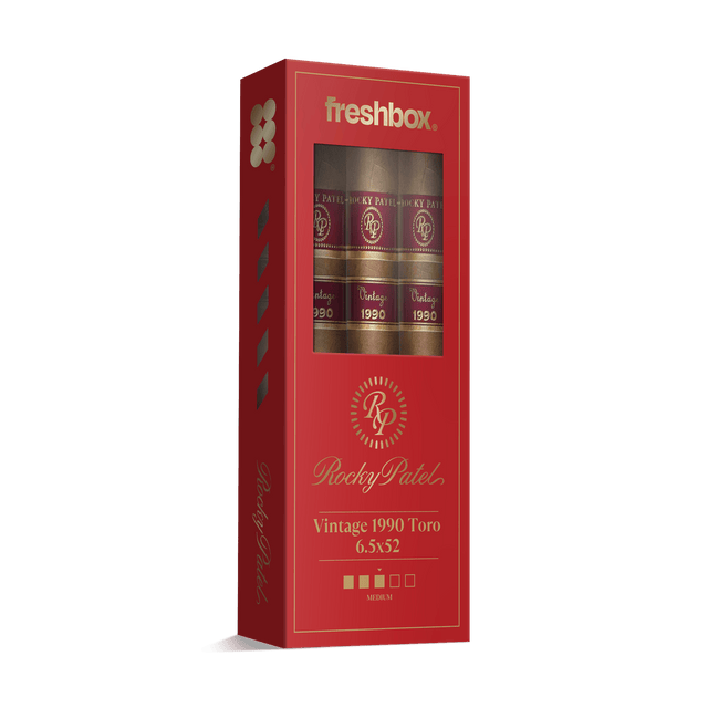 Rocky Patel Vintage 1990 Toro 6.5x52 FreshBox | 3-Pack