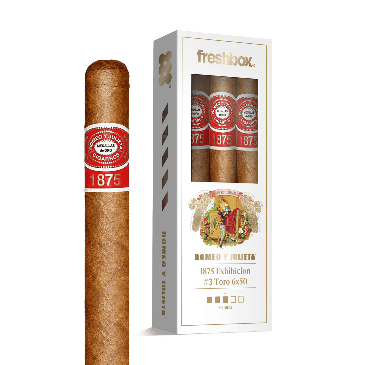 Romeo Y Julieta 1875 Exhibicion #3 6x50 FreshBox | 3-Pack