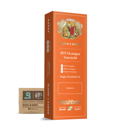 Romeo Y Julieta 1875 Nicauraga Toro 6x50 FreshBox | 3-Pack