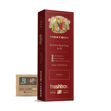 FreshBox packaging with Boveda humidity pack