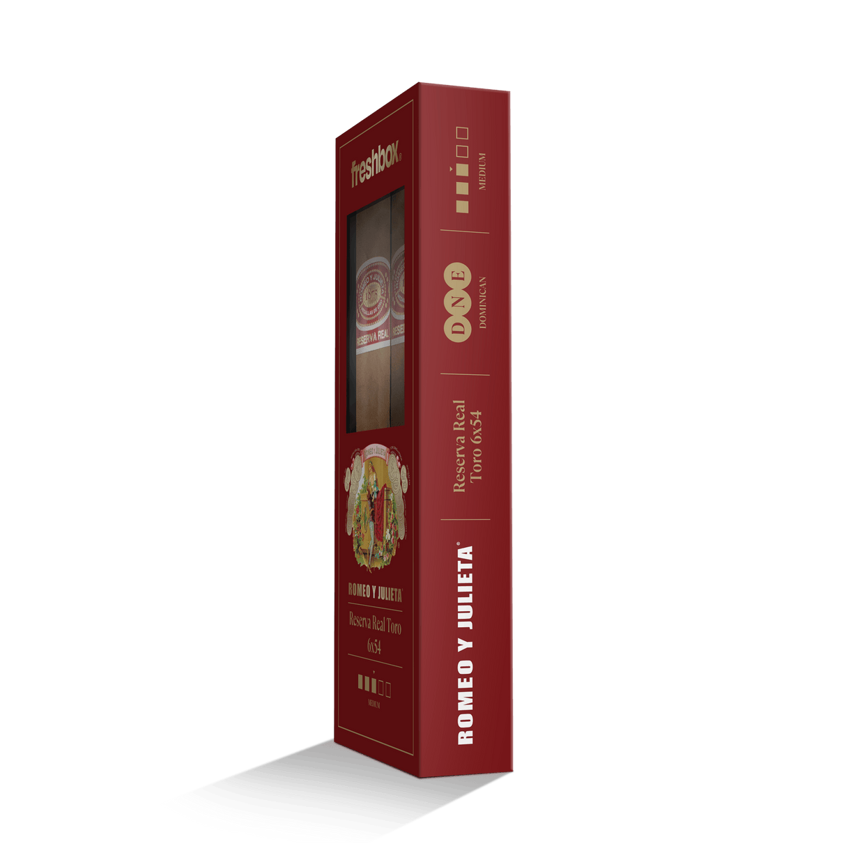Three Romeo y Julieta Reserva Real Toro cigars