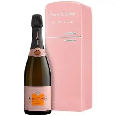 Veuve Clicquot Brut Rose With Smeg Fridge Gift Box