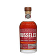 Bottle of Russell's Reserve Kentucky Straight Bourbon Whiskey on a white background