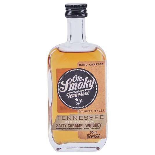 Ole Smoky Salty Caramel Flavored Whiskey Mountain Made 50ml