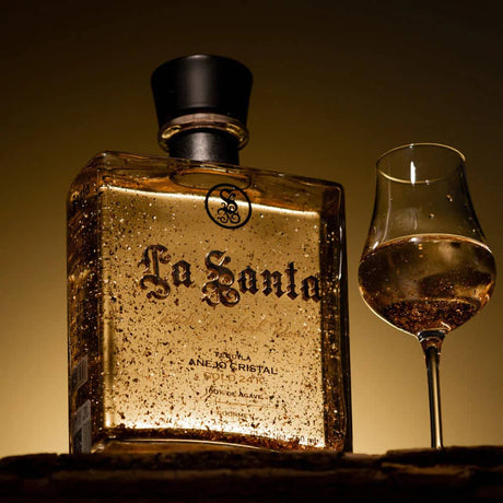 La Santa Anejo Cristal 24K Gold Tequila