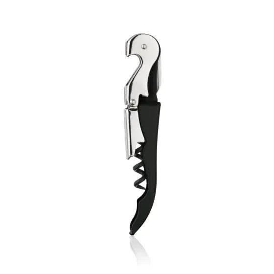 Truetap™ Double Hinged Waiter's Corkscrew by True in Black