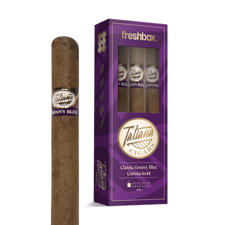 Tatiana Classic Groovy Blue Corona 6x44 FreshBox | 3-Pack