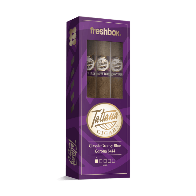 Tatiana Classic Groovy Blue Corona 6x44 FreshBox | 3-Pack