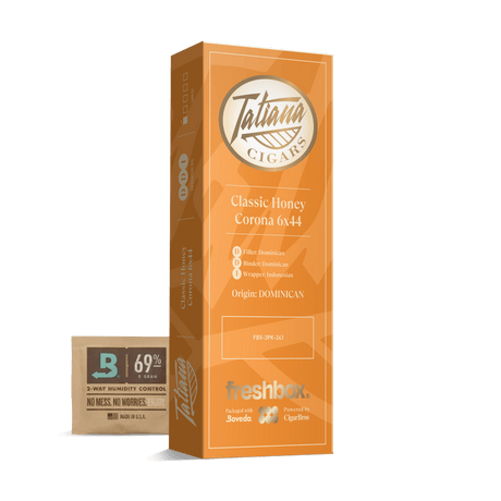 Tatiana Classic Honey Corona 6x44 FreshBox | 3-Pack