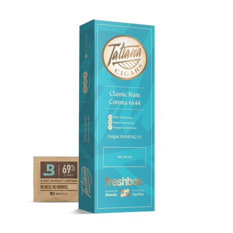 Tatiana Classic Rum Corona 6x44 FreshBox | 3-Pack