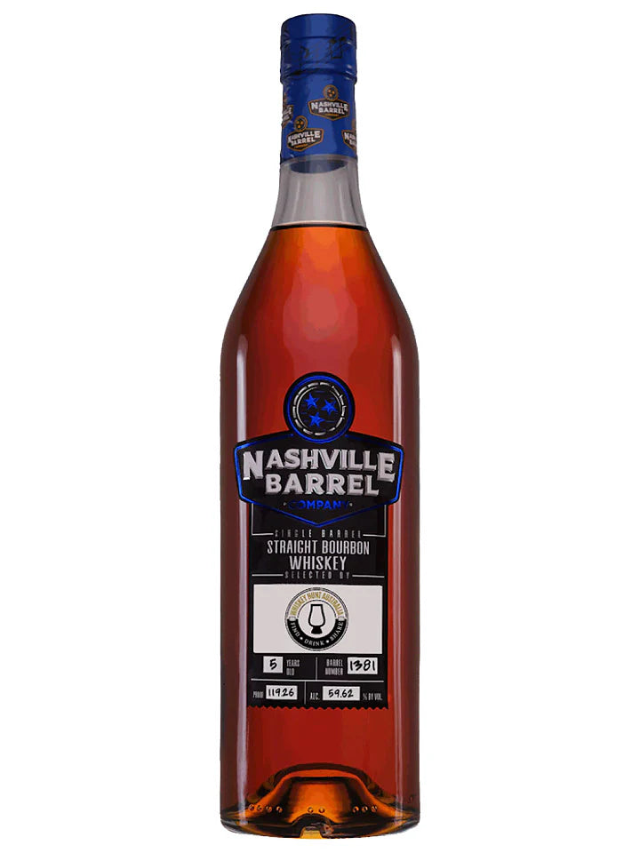 Nashville barrel co 6 yr single barrel bourbon