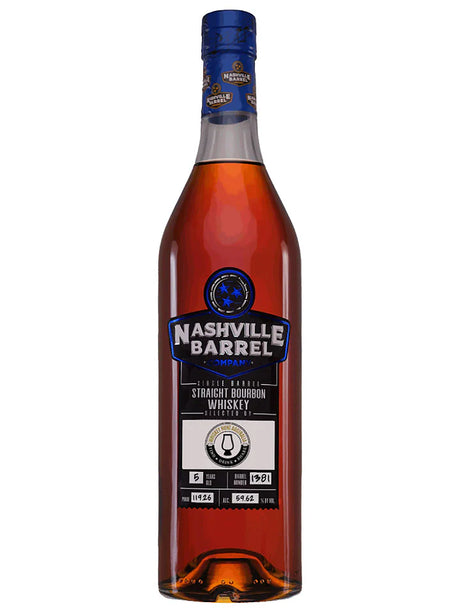 Nashville barrel co 6 yr single barrel bourbon