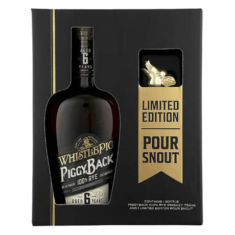 Whistlepig Piggyback 6 Year Old Rye With Limited Edition Snout Pourer