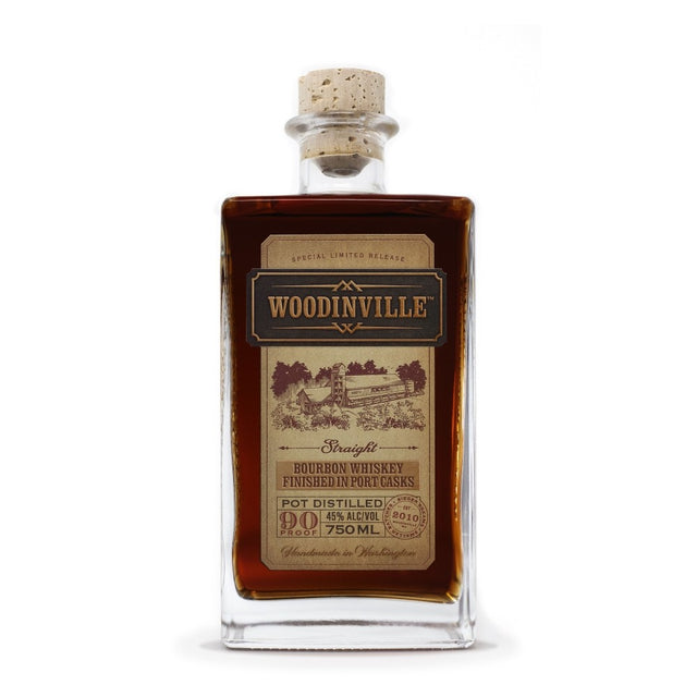 Woodinville Whiskey Co. Straight Bourbon Finished In Port Casks Special Limited Release