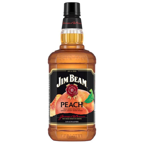 Jim Beam Peach Infused Straight Bourbon 1.75L