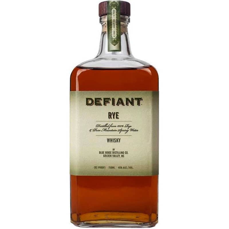 Defiant Rye Whiskey