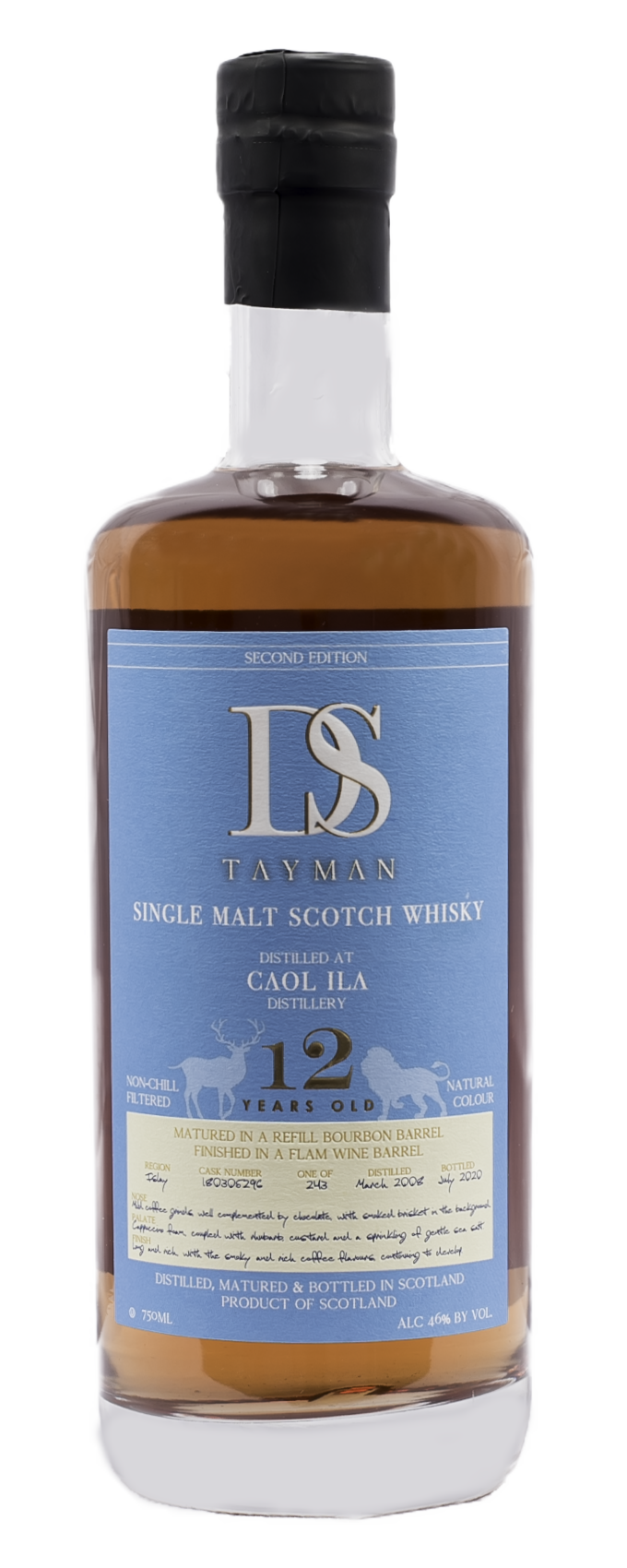 DS Tayman Caol Ila 12 Year Single Malt Scotch Whisky