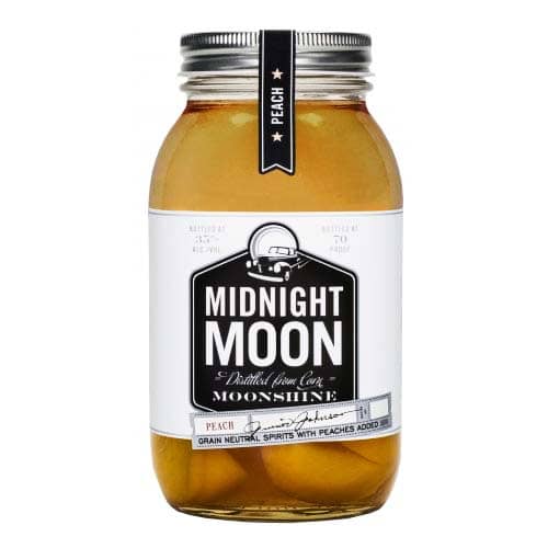 Midnight moon peach moonshine