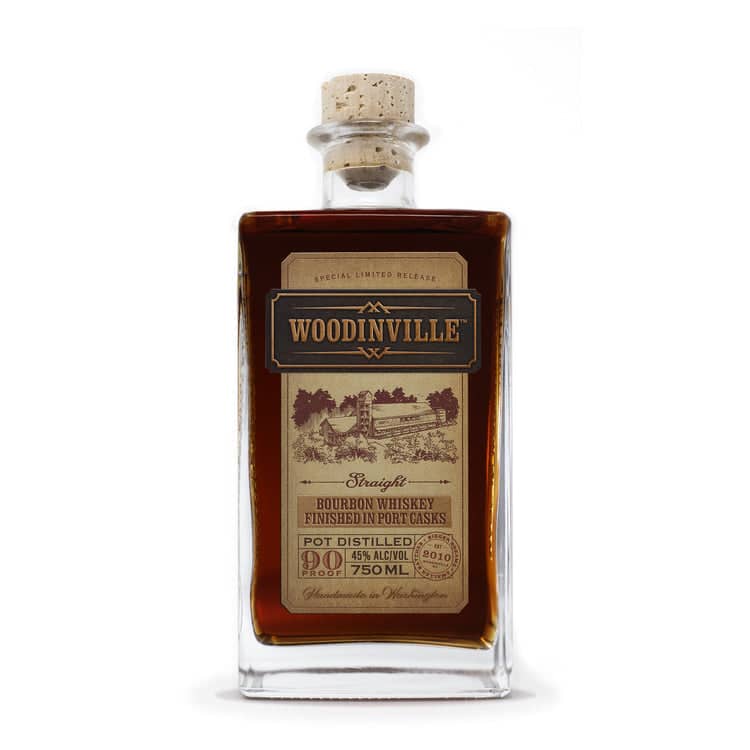 Woodinville Whiskey Co. Straight Bourbon Finished In Port Casks Special Limited Release