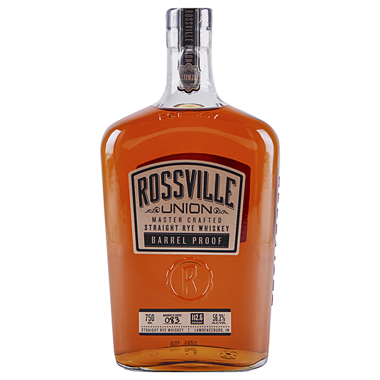 Rossville Union Barrel Proof Rye Whiskey