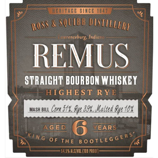 Remus Highest Rye Straight Bourbon