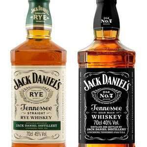 Jack Daniel's Old No. 7 Tennessee Whiskey X Jack Daniels Straight Rye