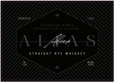 Alias Straight Rye Whiskey