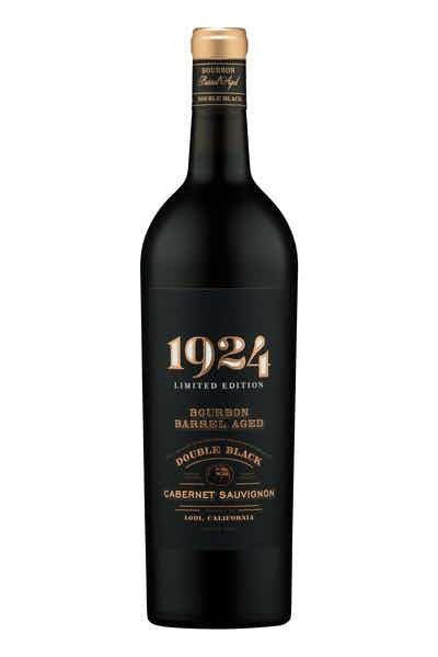 1924 Double Black Bourbon Barrel Aged Cabernet Sauvignon Wine